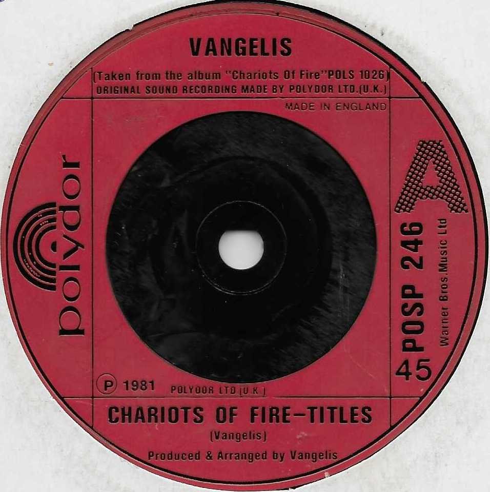 POSP 246 Chariots of fire (1984 / 8 Olympic grandstand) Vangelis from the BBC records and Tapes library Label